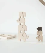 Puzzel-hout-olifant-bajo