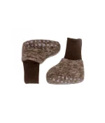 Cosilana-baby-sloffen-100%-biologisch-wol-bruin-met-noppen