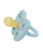 Hevea-fopspeen-baby-blauw-rond-zijkant