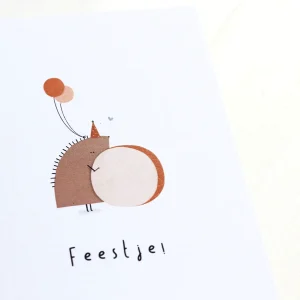 Uitnodigingen feestje Egel productafbeelding