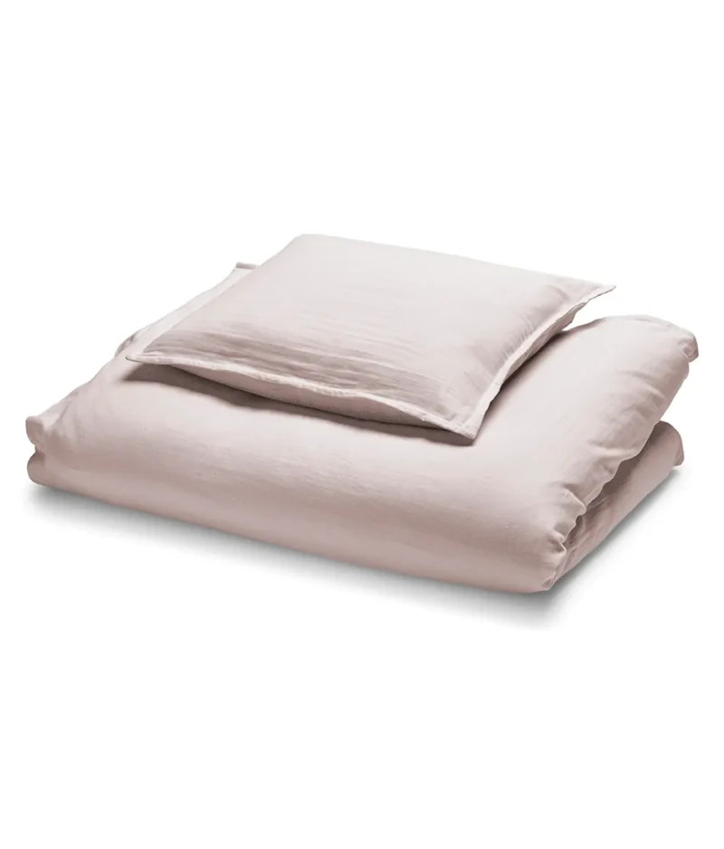 Dekbedovertrek kind biologisch Flamingo Pink productafbeelding