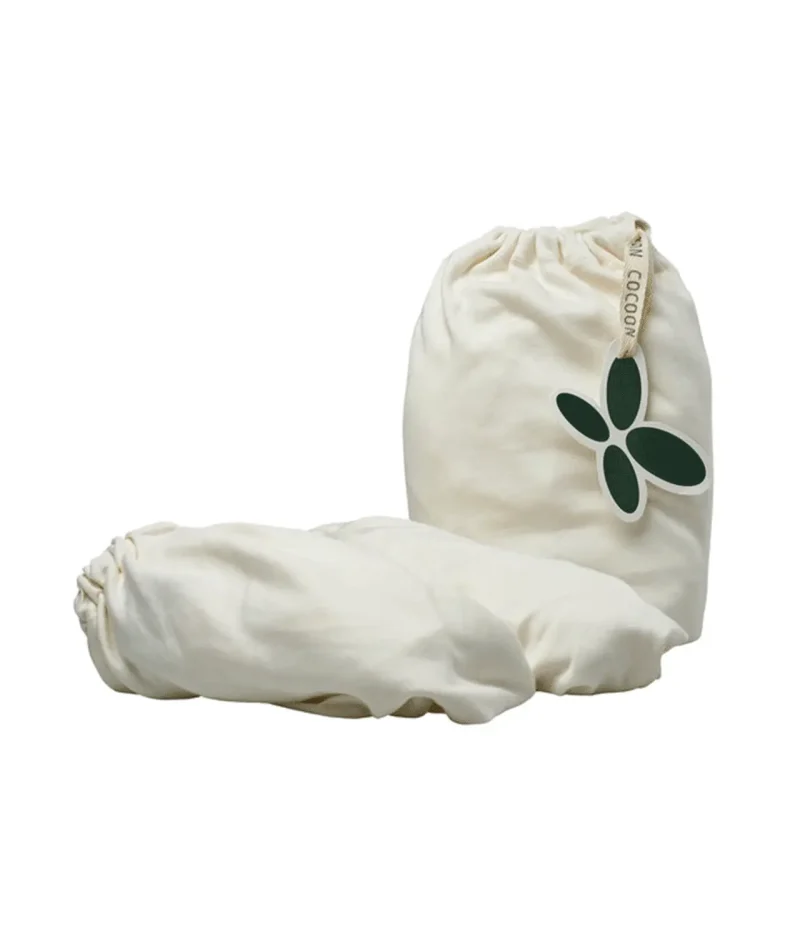 Organic hoeslaken jersey in zakje