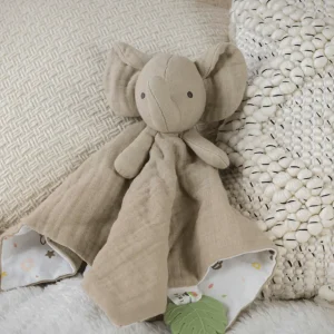 organic knuffeldoekje olifant productafbeelding
