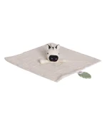 organic knuffeldoekje zebra plain afbeelding