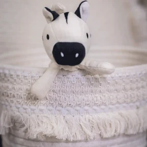 organic knuffeldoekje zebra sfeerafbeelding