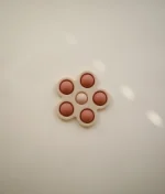 Press toy Flower Mushie Blush productafbeelding