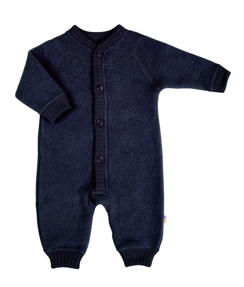 Babypakje wol fleece Joha blauw