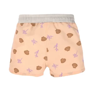 Lässig - UV Zwembroekje - Corals peach roze - inclusief zwemluier - achterkant