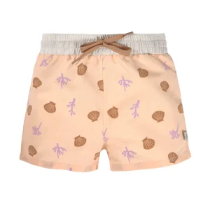 Lässig - UV Zwembroekje - Corals peach roze - inclusief zwemluier - voorkant