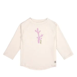 Lässig - UV zwemshirt met lange mouwen - Corals milky - voorkant