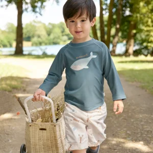 Lässig - UV zwemshirt met lange mouwen - Whale blue - sfeerbeeld