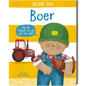 Kartonboek - Drukke dag Boer