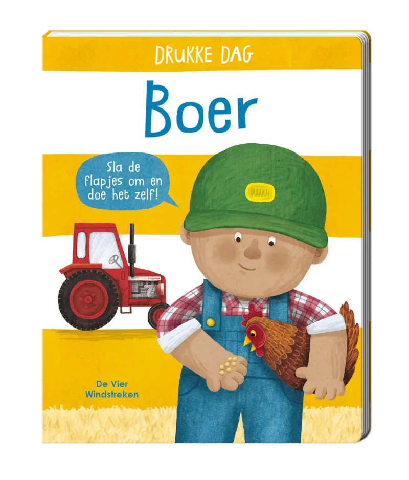 Kartonboek - Drukke dag Boer