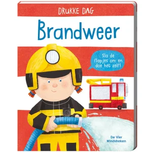 Kartonboek - Drukke dag Brandweer