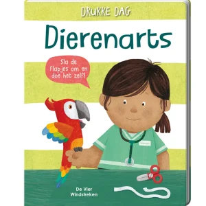 Kartonboek - Drukke dag Dierenarts