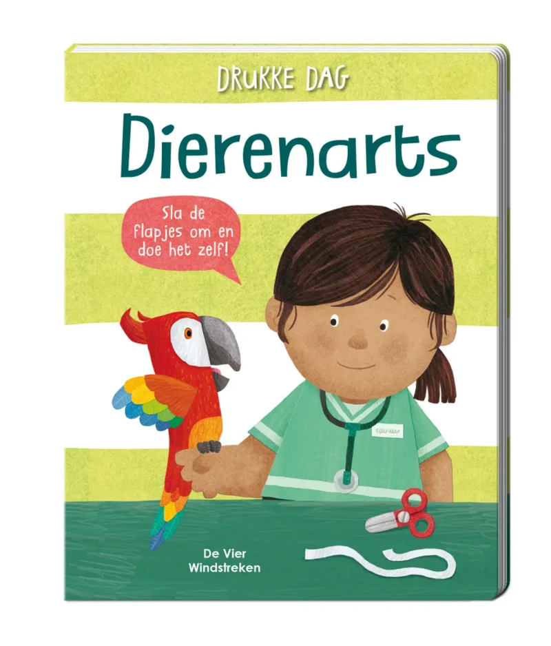 Kartonboek - Drukke dag Dierenarts Kartonboek - Drukke dag Dierenarts