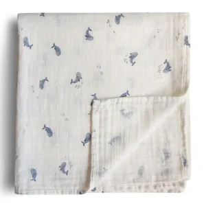 Mushie - Hydrofiele doek - Whales