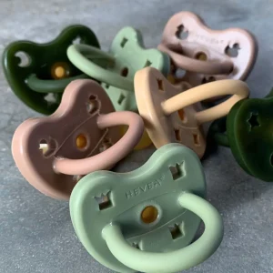 Hevea fopspeen - orthodontisch - Moss Green