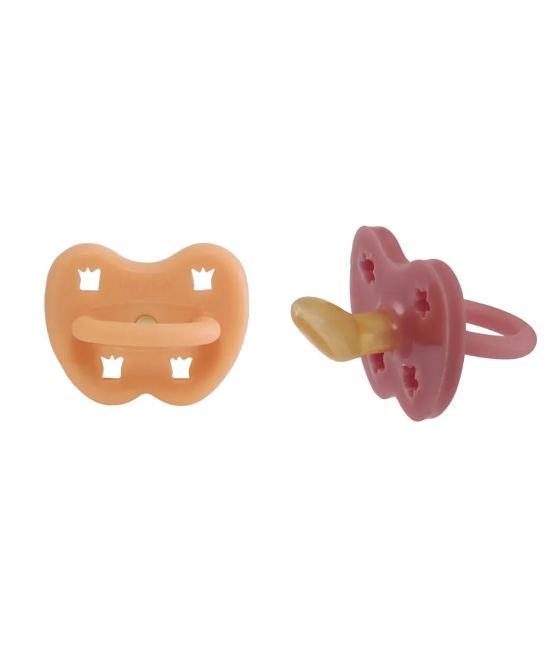 Hevea spenen - Apricot Crush & Berry Blush - 2 pack