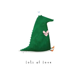 Alijt – Kaartje krokodil – Lots of love