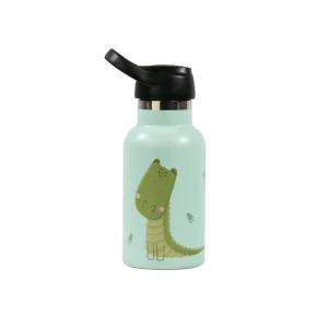 Runbott Drinkfles - Thermosfles - Roestvrij staal - Sport Marta Krokodil - 350 ml (voorkant)